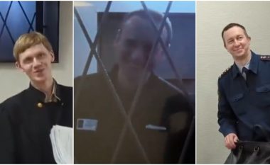 Navalny për herë të fundit u pa i gjallë gjatë ditës së djeshme - shfaqen pamjet ku shihet duke buzëqeshur dhe u tallur me gjyqtarët