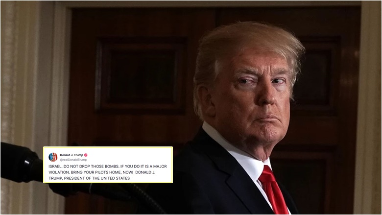 Trump: Izrael, mos i hidh ato bomba